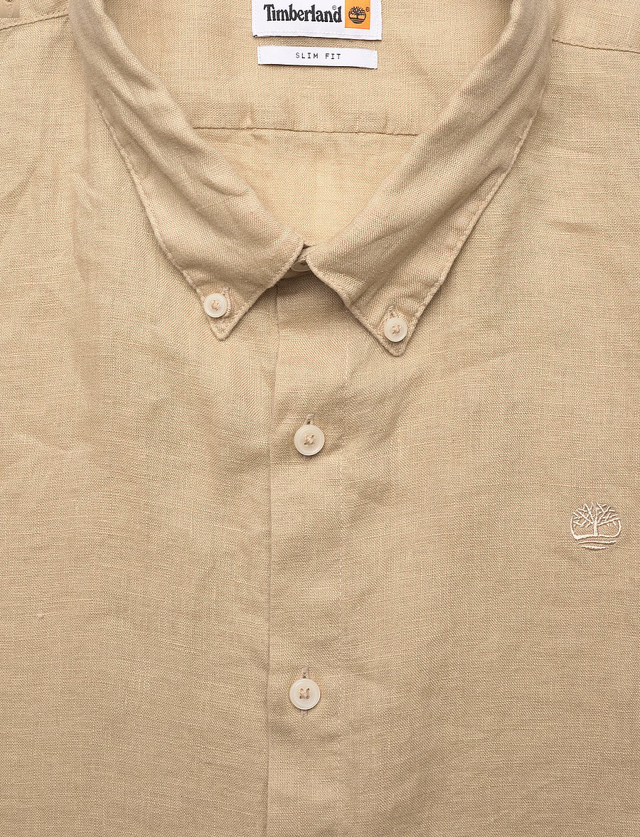 Timberland - Linen Shirt - safari - 2