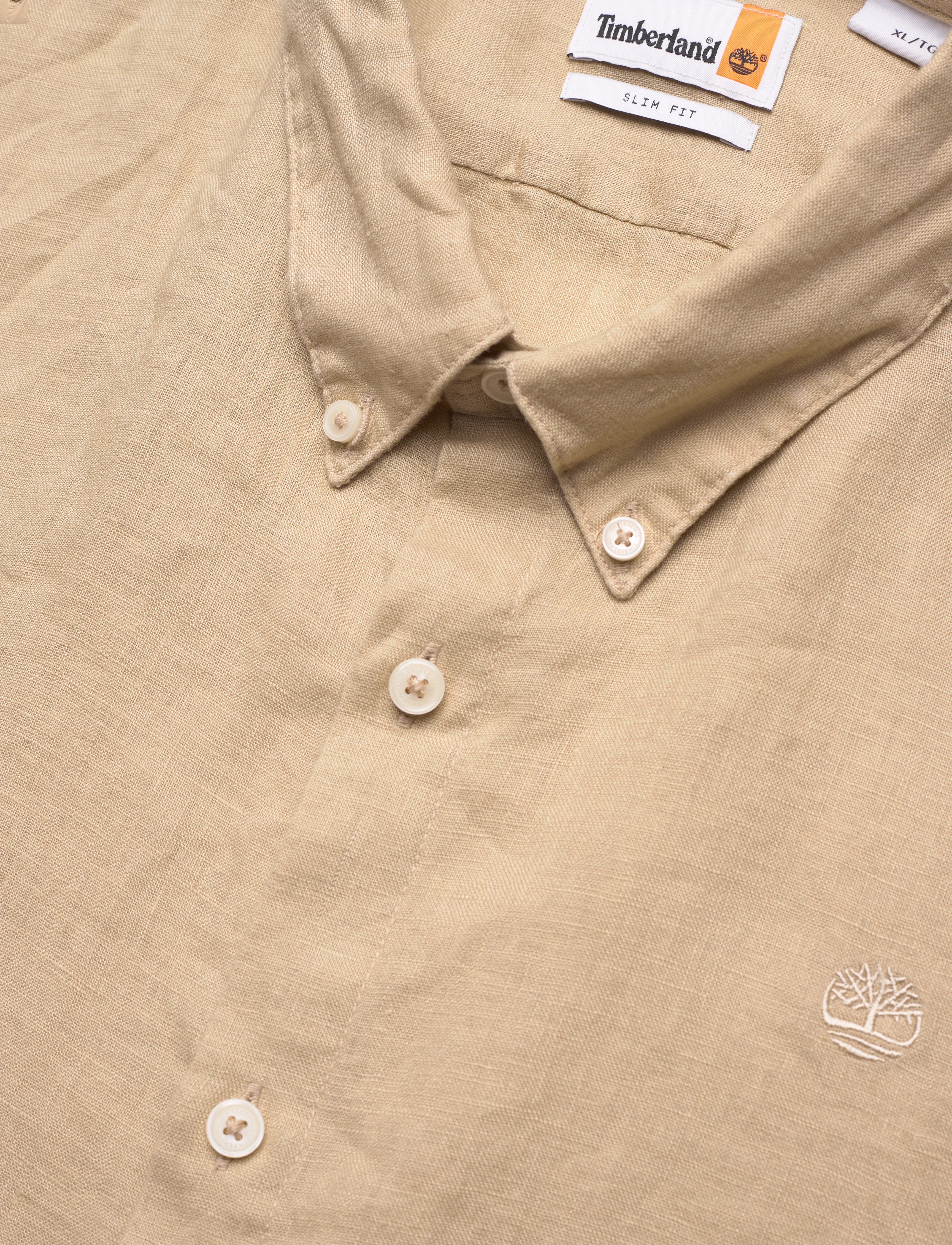 Timberland - Linen Shirt - safari - 3