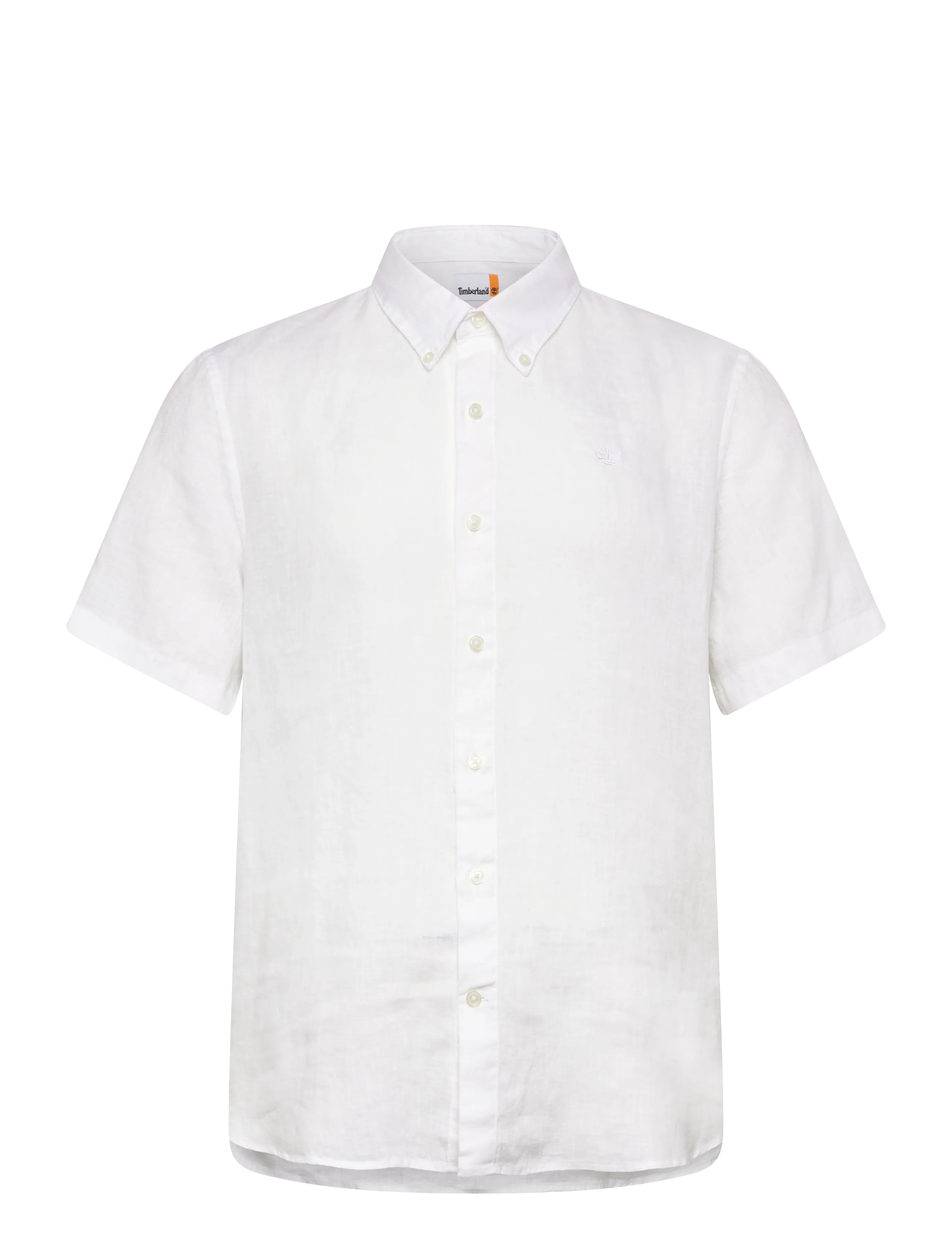 TIMBERLAND Mill Brook Linen Kurz Sleeve Shirt Weiß Weiß - L - Herren
