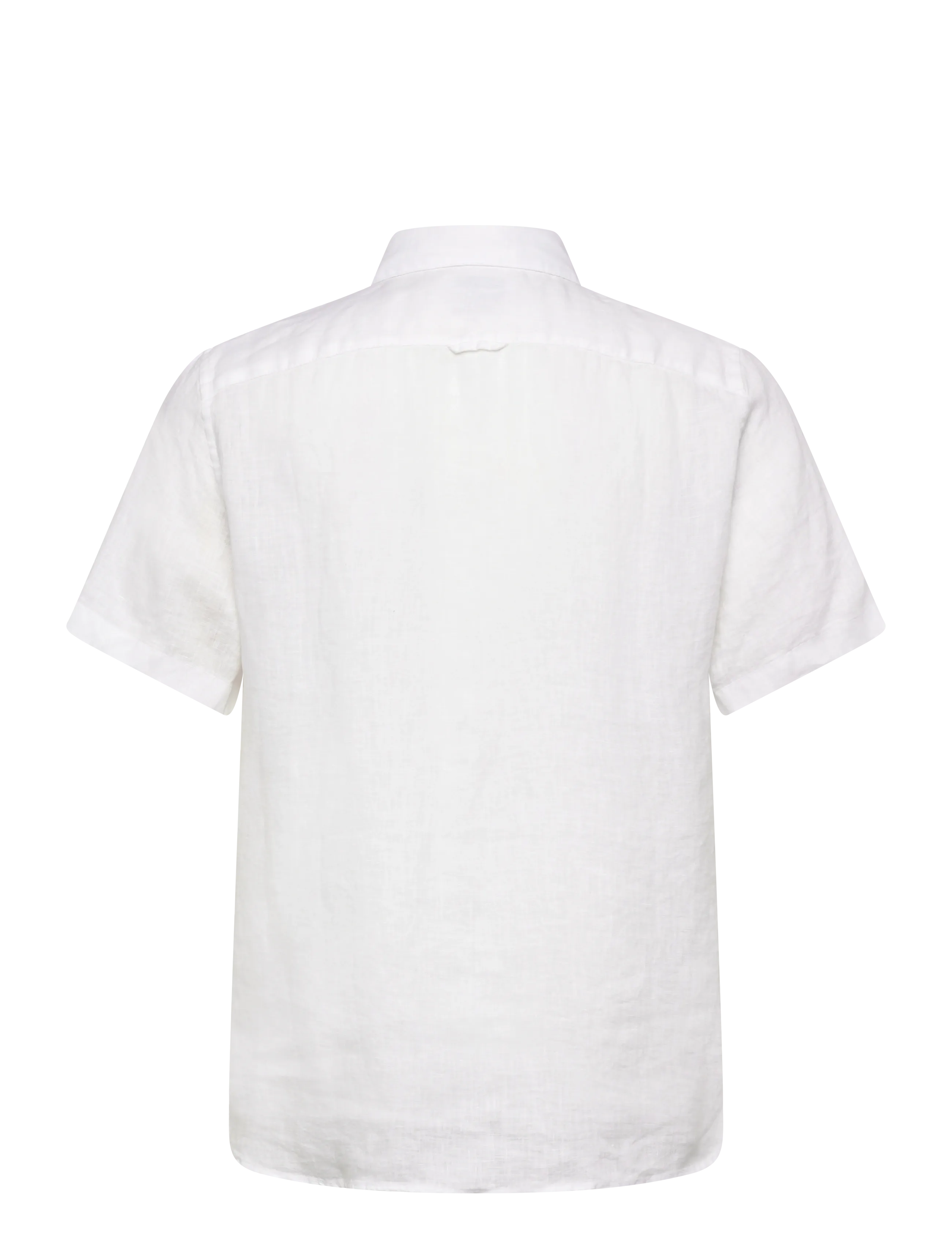 Timberland - MILL BROOK Linen Short Sleeve Shirt WHITE - hørskjorter - white - 1