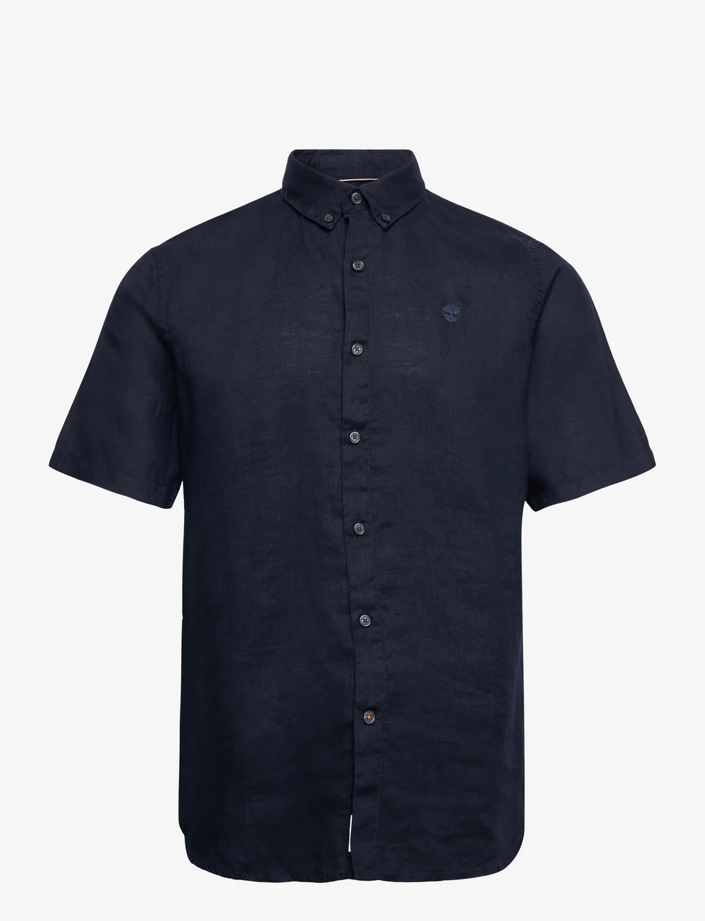 Timberland - Linen Short Sleeve Shirt - linen shirts - dark sapphire - 0