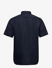 Timberland - MILL BROOK Linen Short Sleeve Shirt DARK SAPPHIRE - linskjorter - dark sapphire - 1