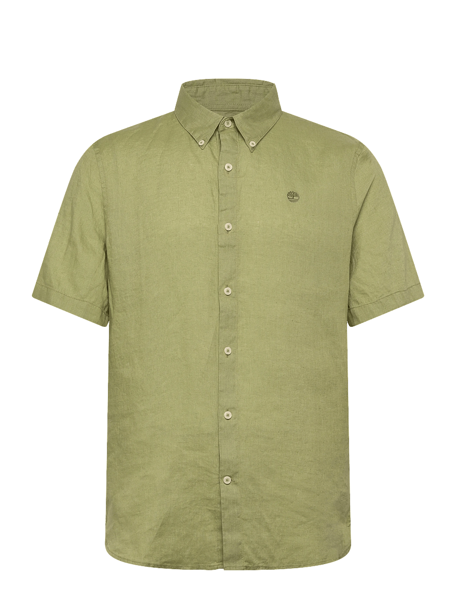 Timberland - MILL BROOK Linen Short Sleeve Shirt SAGE - leinenhemden - light green - 1
