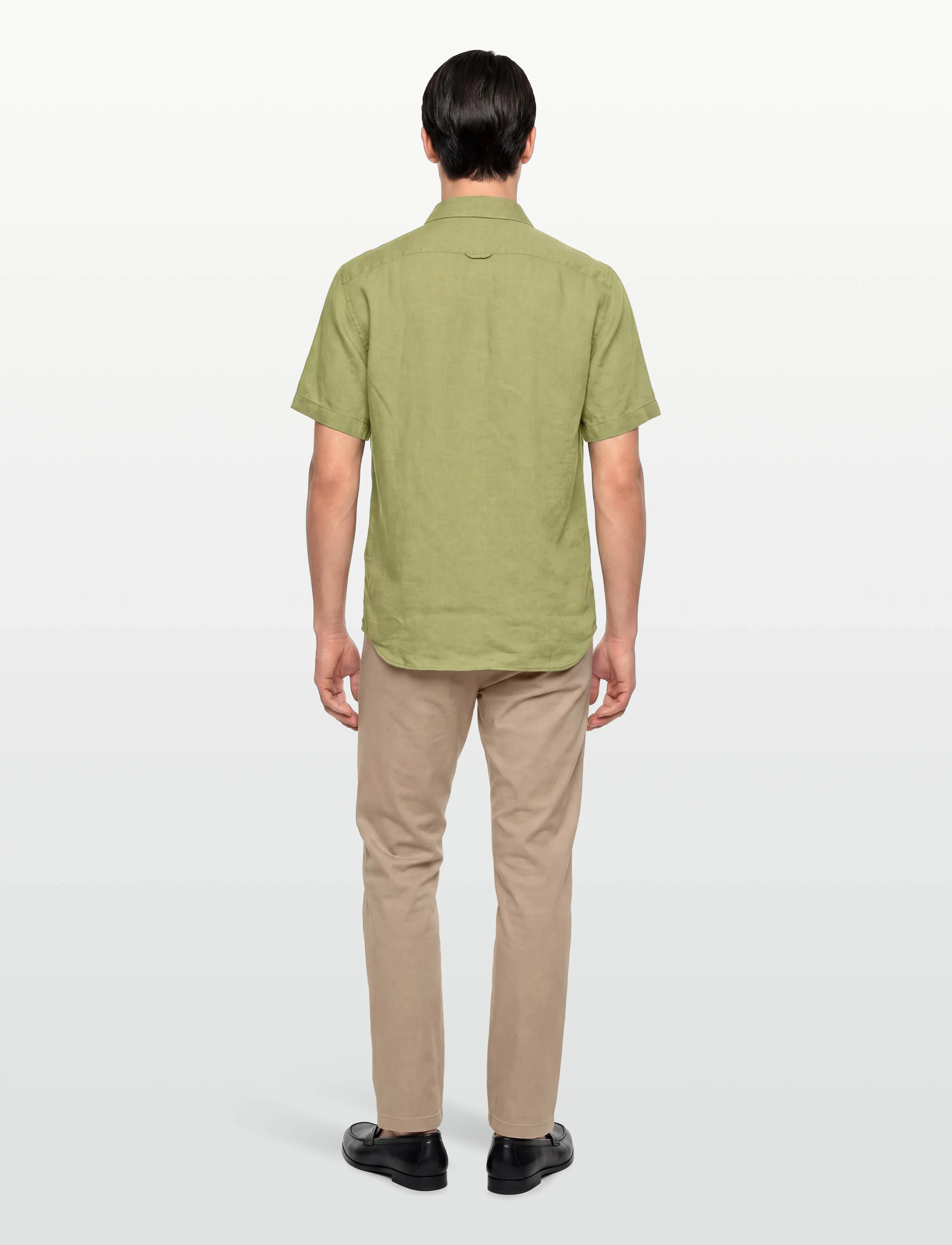 Timberland - MILL BROOK Linen Short Sleeve Shirt SAGE - leinenhemden - light green - 4