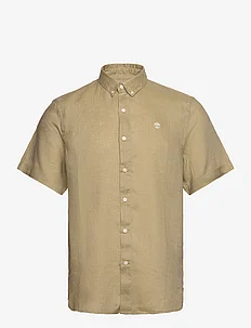 MILL BROOK Linen Short Sleeve Shirt LEMON PEPPER, Timberland