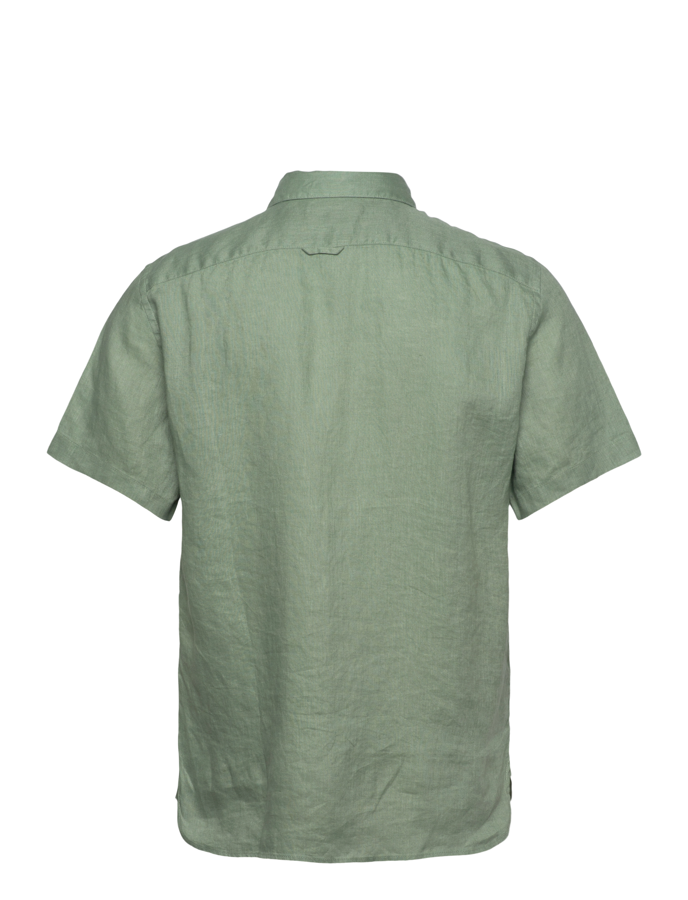 Timberland - Linen Short Sleeve Shirt - pellavakauluspaidat - pro green bay - 1
