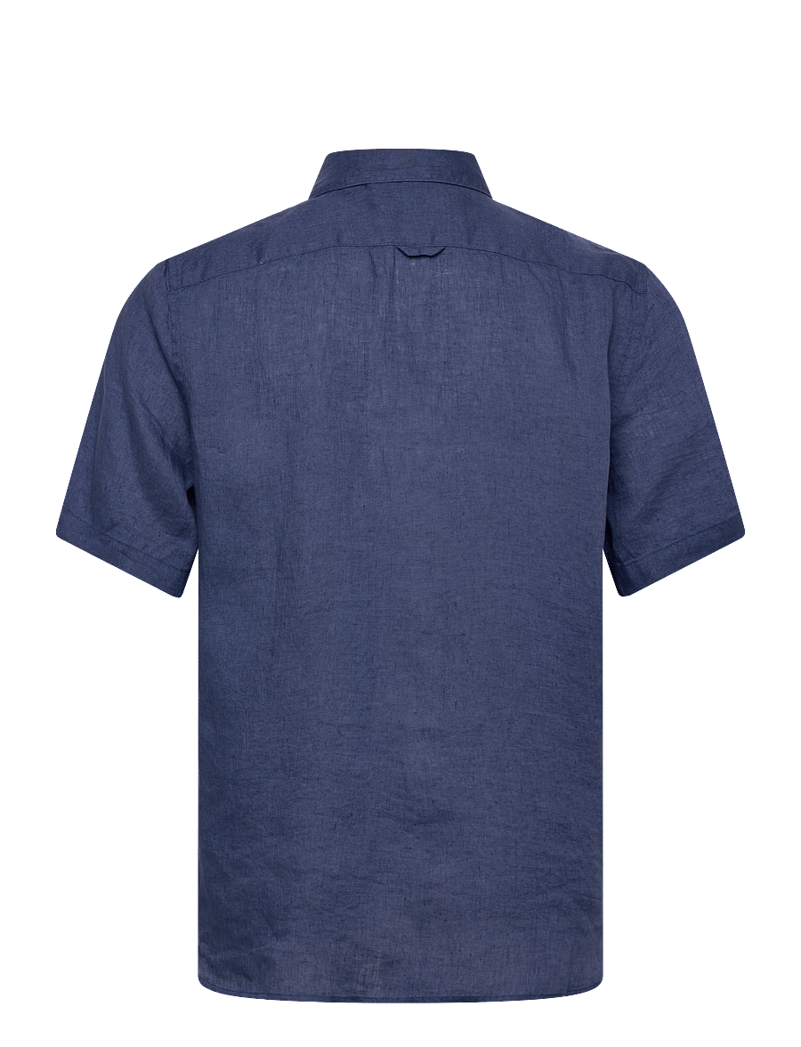 Timberland - MILL BROOK Linen Short Sleeve Shirt OCEANA - leinenhemden - dark blue - 2