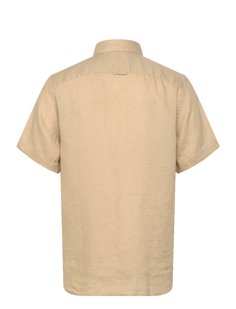 Timberland - MILL BROOK Linen Short Sleeve Shirt SAFARI - leinenhemden - medium beige - 1