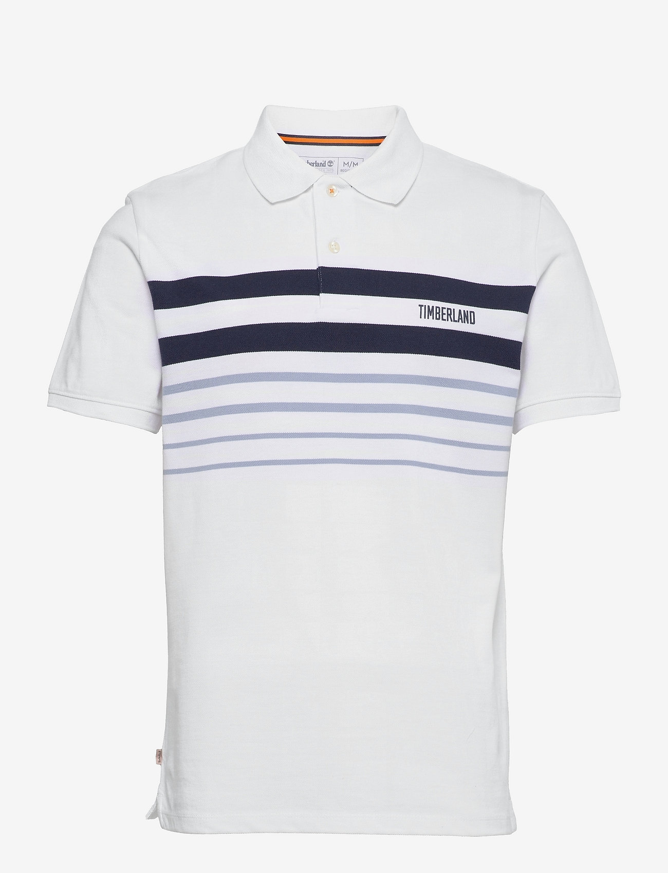 Timberland - Placement Stripe Polo - white yd - 0