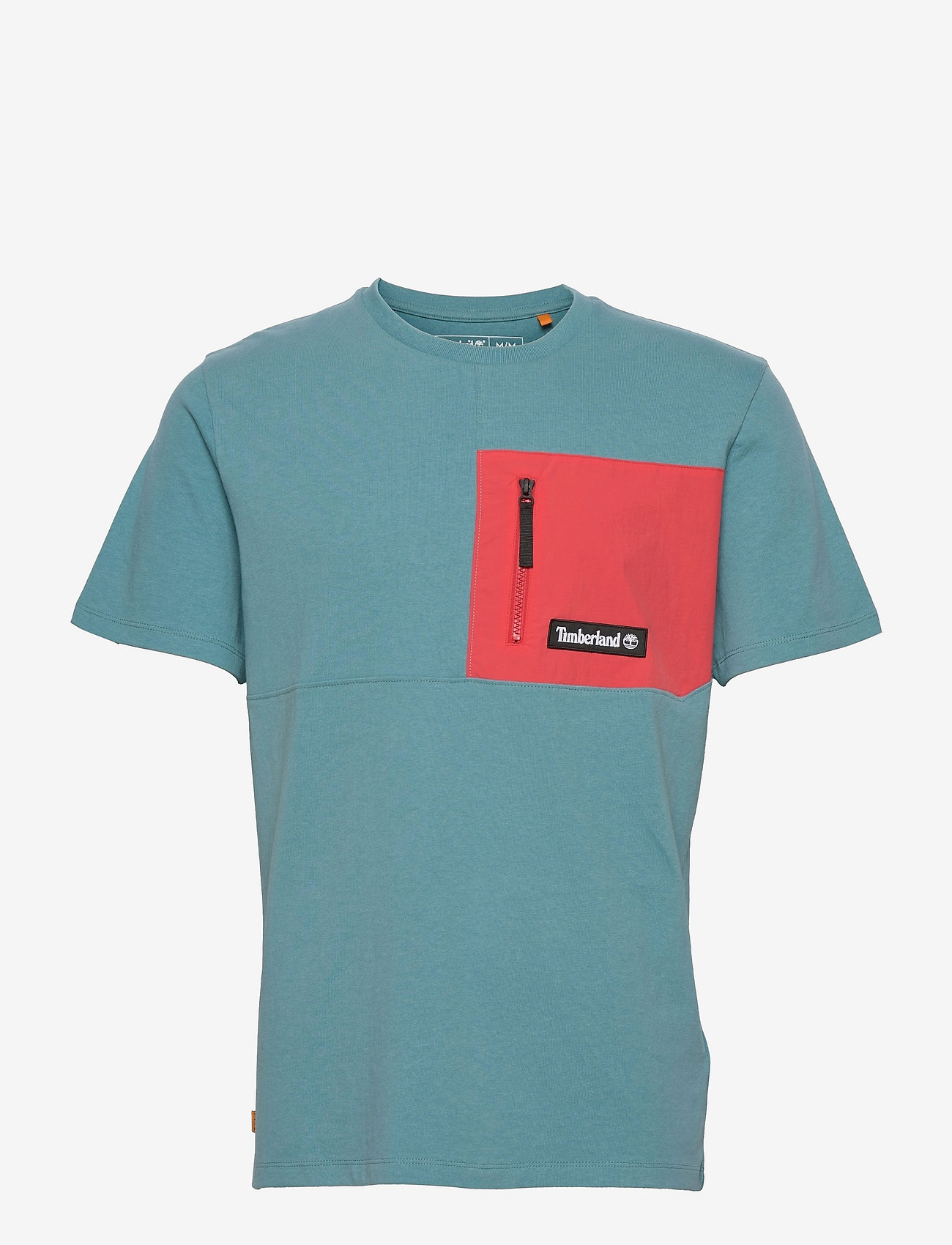 Timberland - YC SS OA MM Tee reg - adriatic blue/cayenne - 0