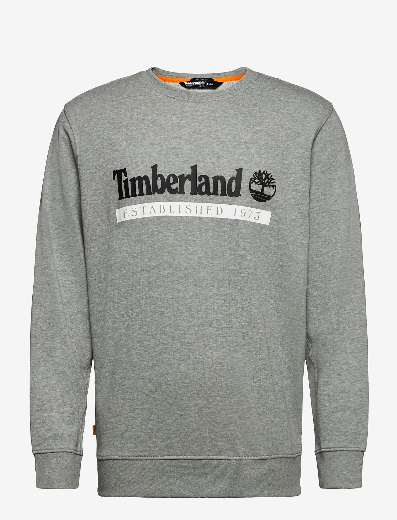 MED GREY HEATHER/WHITE