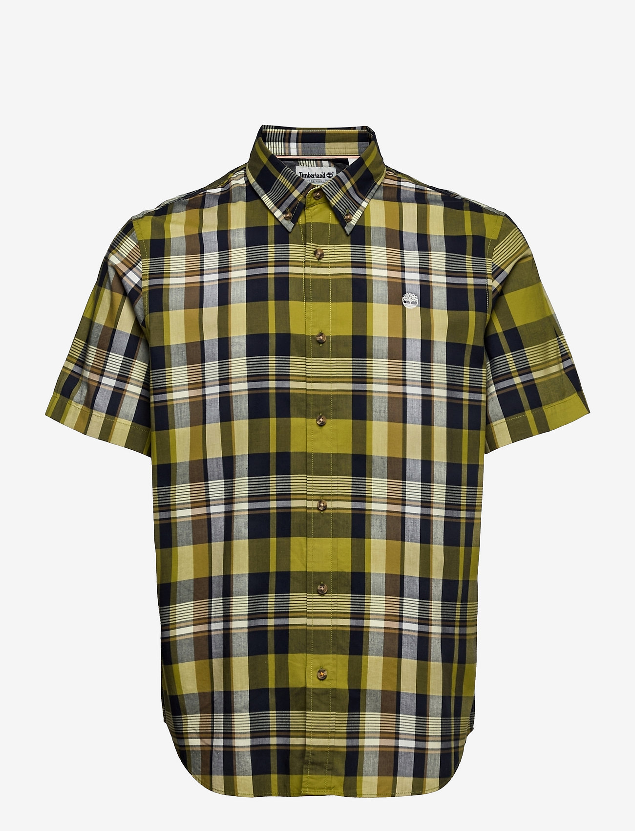 Timberland - SS FT Plaid Shirt - calla green yd - 0