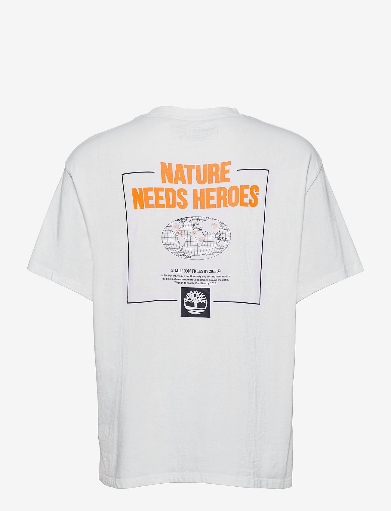 Timberland - SS FT NNH Back Tee - white - 1