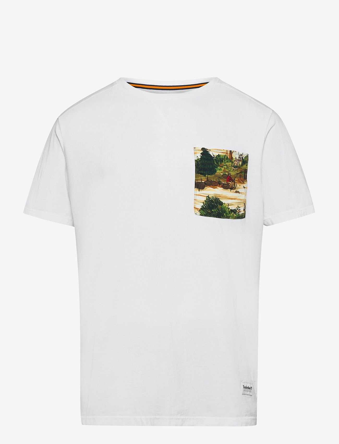 Timberland - SS FT Print Pock Tee - white - 0