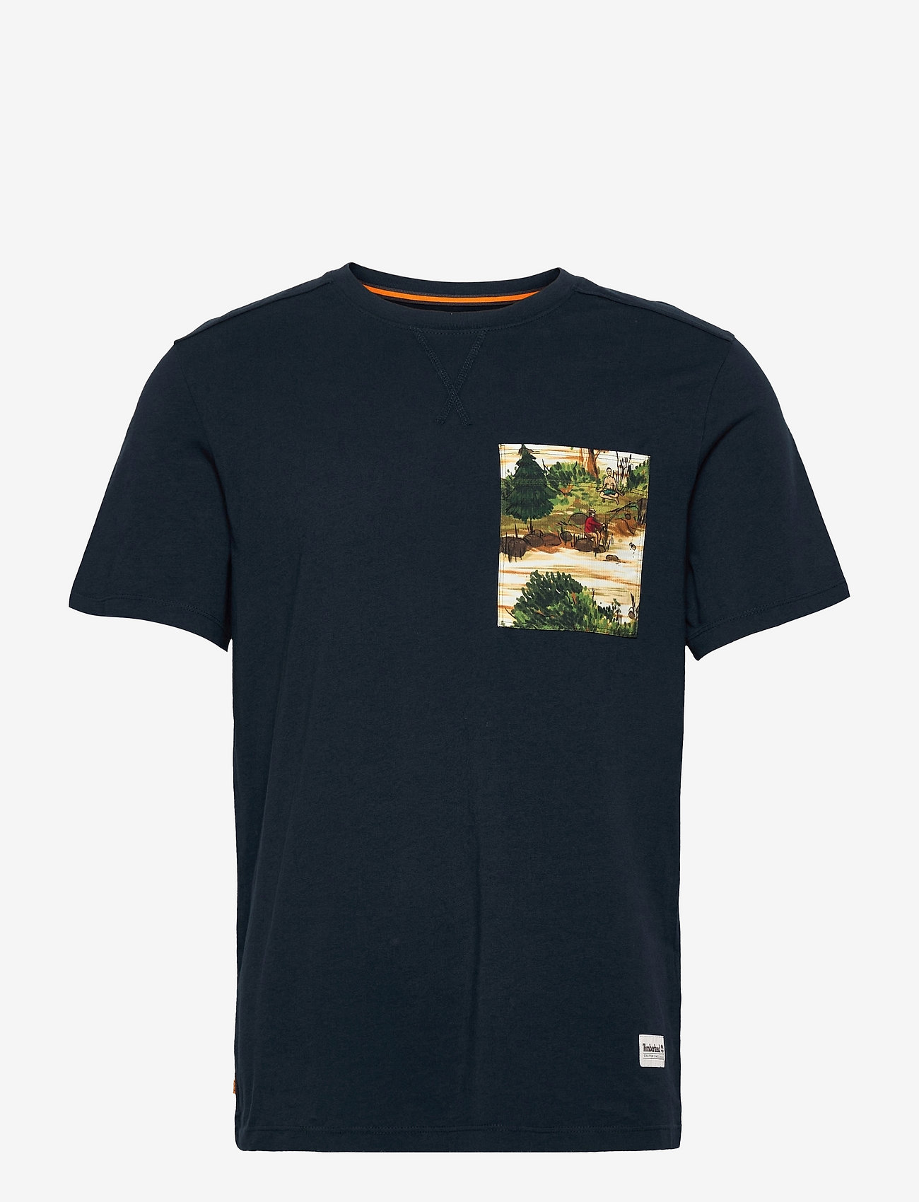 SS FT Print Pock Tee - DARK SAPPHIRE