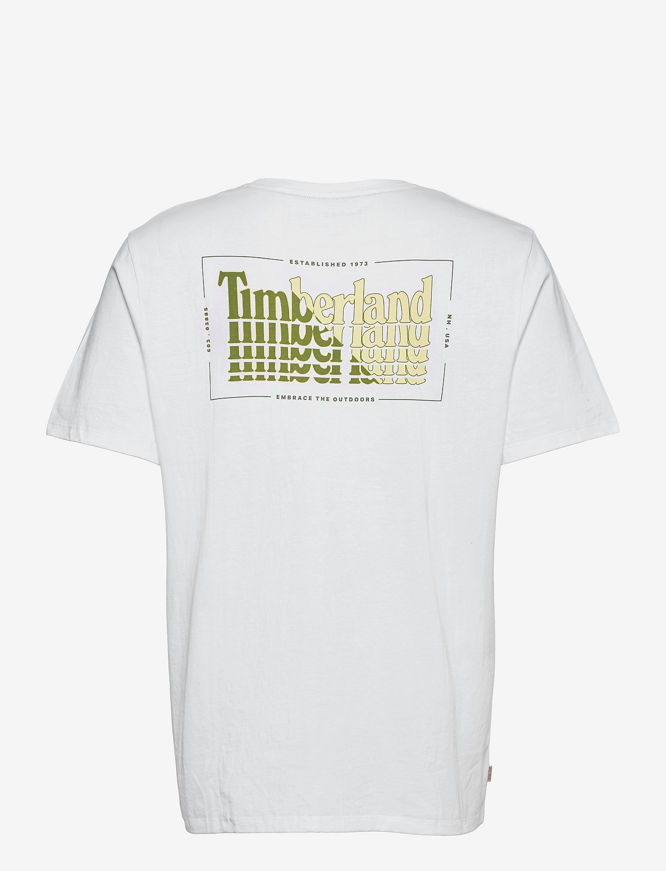 Timberland - SS Stacked Tee - white - 1