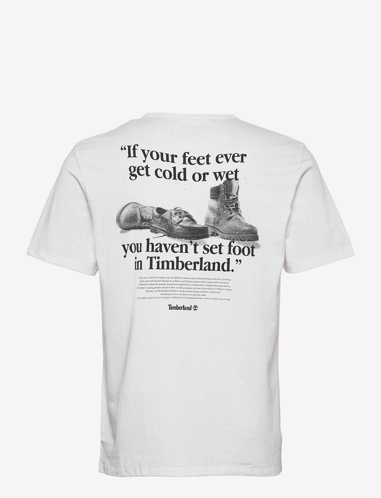 Timberland - SS Back Boot Tee - white - 1