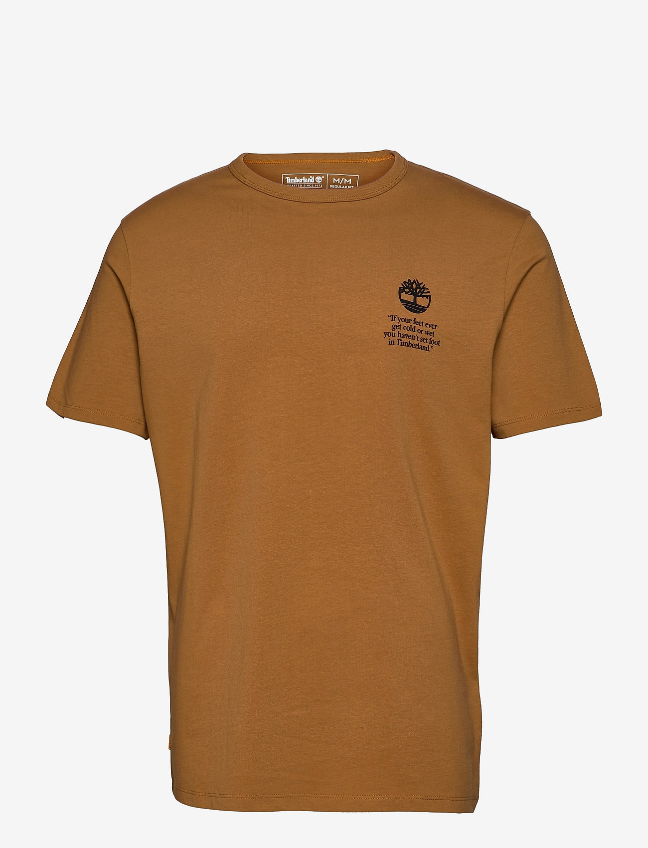 Timberland - SS Back Boot Tee - wheat boot - 0