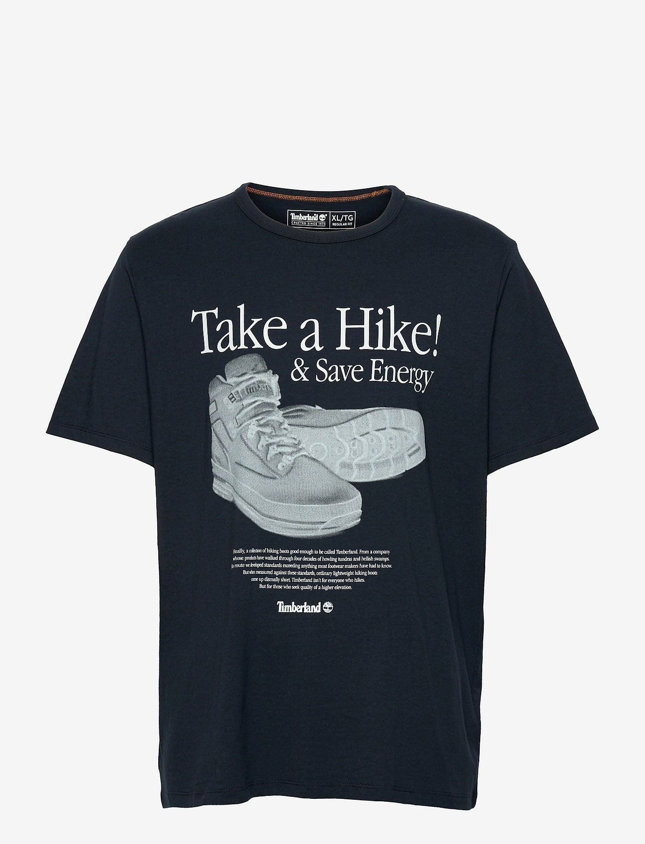Timberland - SS Arch Front Hiker Tee - dark sapphire - 0