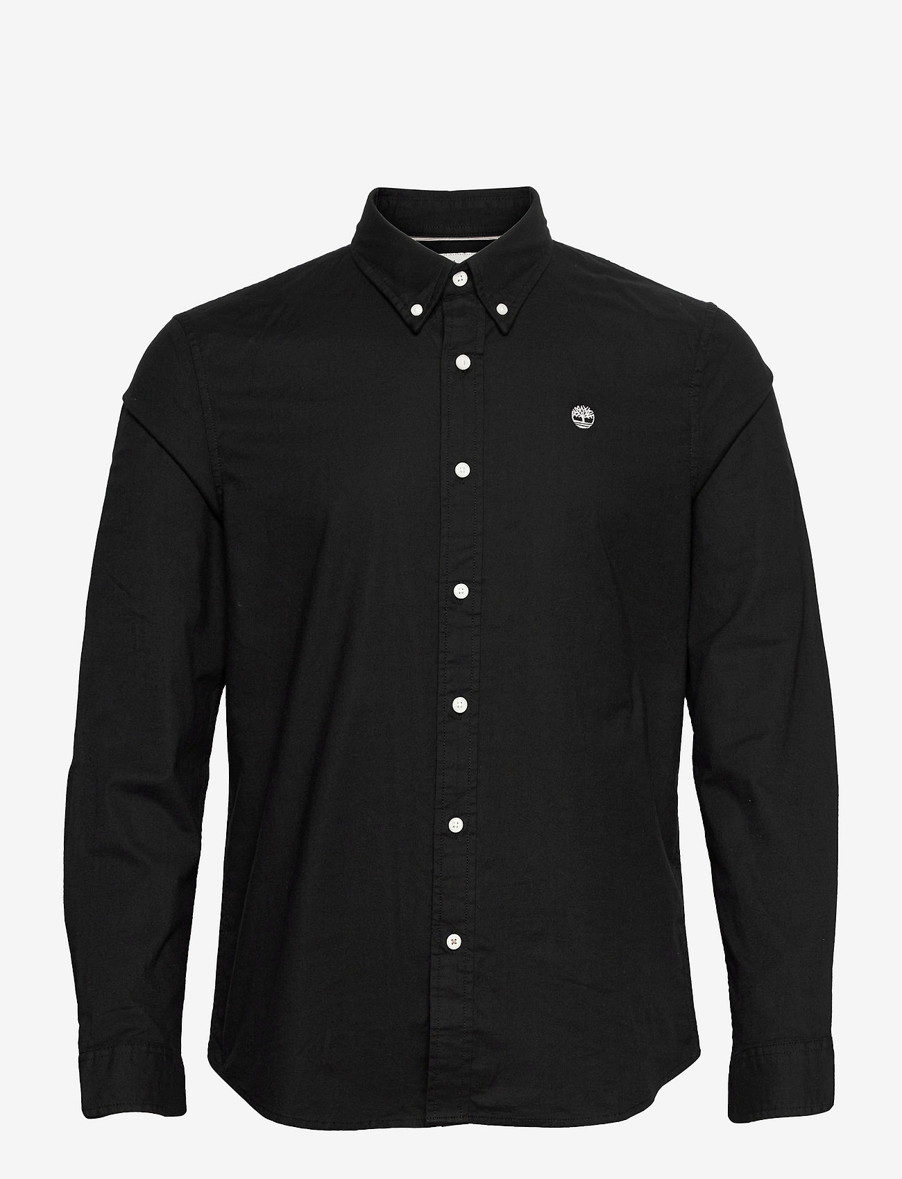 LS Oxf Shirt Slim - BLACK 2 YD