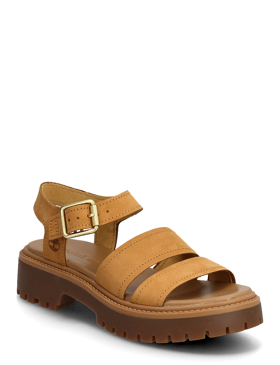 Timberland - STONE STREET BACKSTRAP SANDAL - platvorm-sandaalid - wheat nubuck - 0