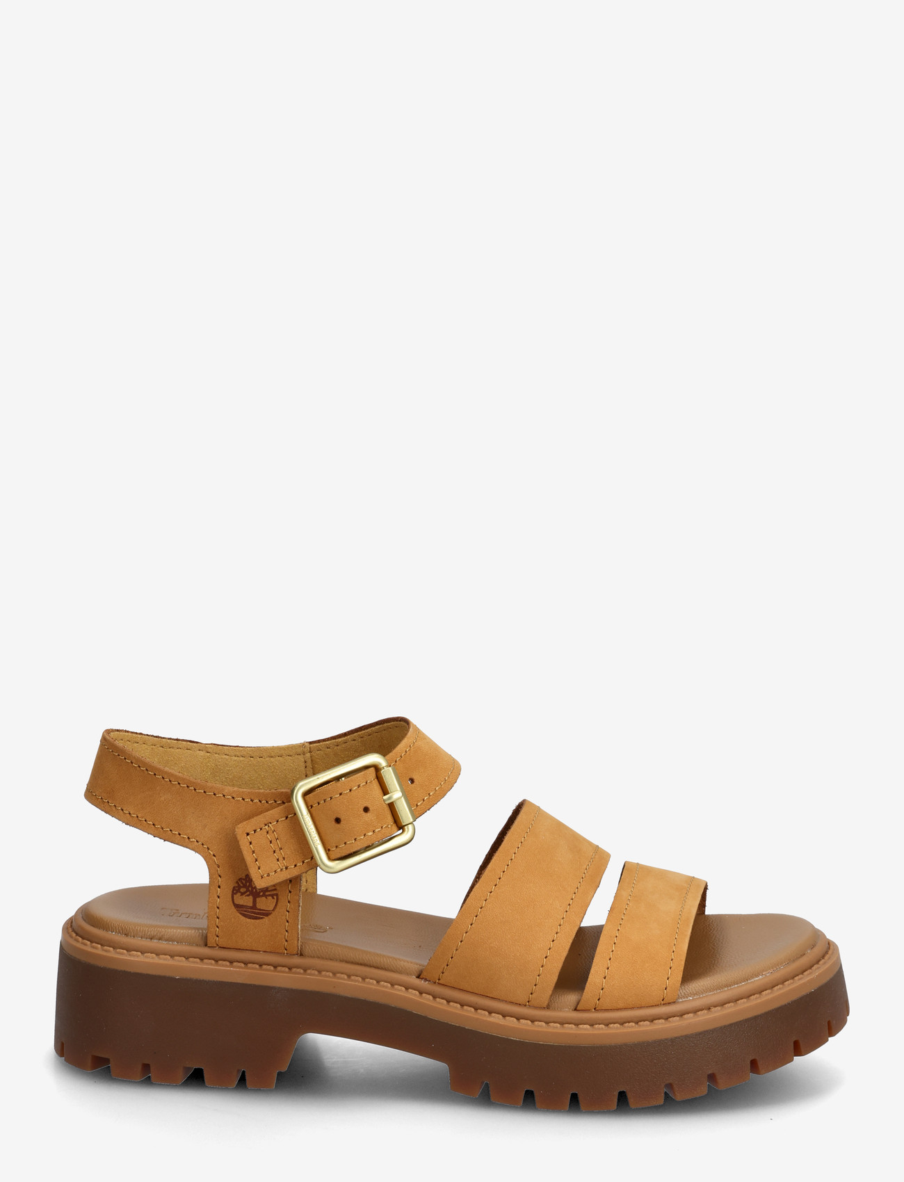 Timberland - STONE STREET BACKSTRAP SANDAL - platformsandaler - wheat nubuck - 1
