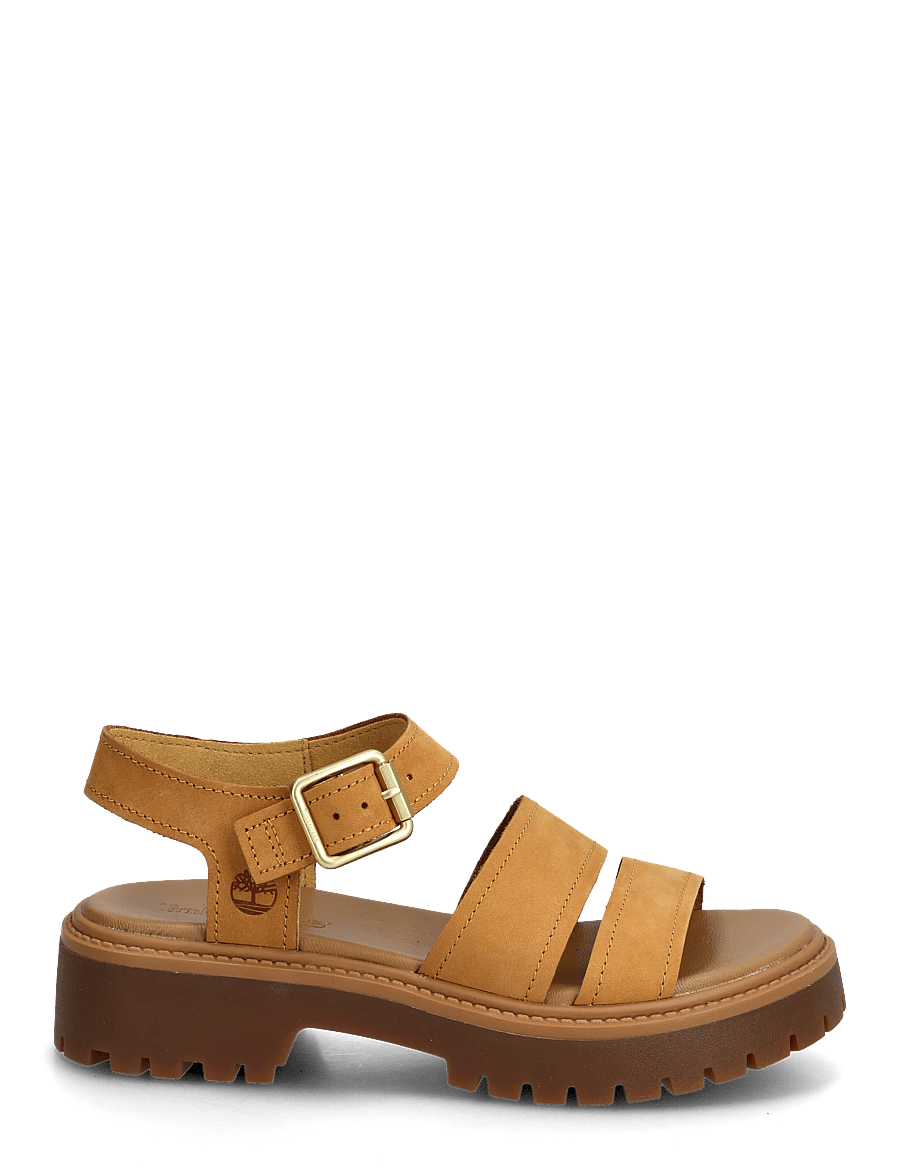 Timberland - STONE STREET BACKSTRAP SANDAL - platvorm-sandaalid - wheat nubuck - 1