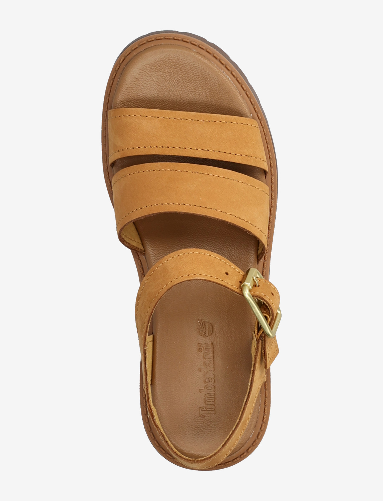 Timberland - STONE STREET BACKSTRAP SANDAL - platformsandaler - wheat nubuck - 3