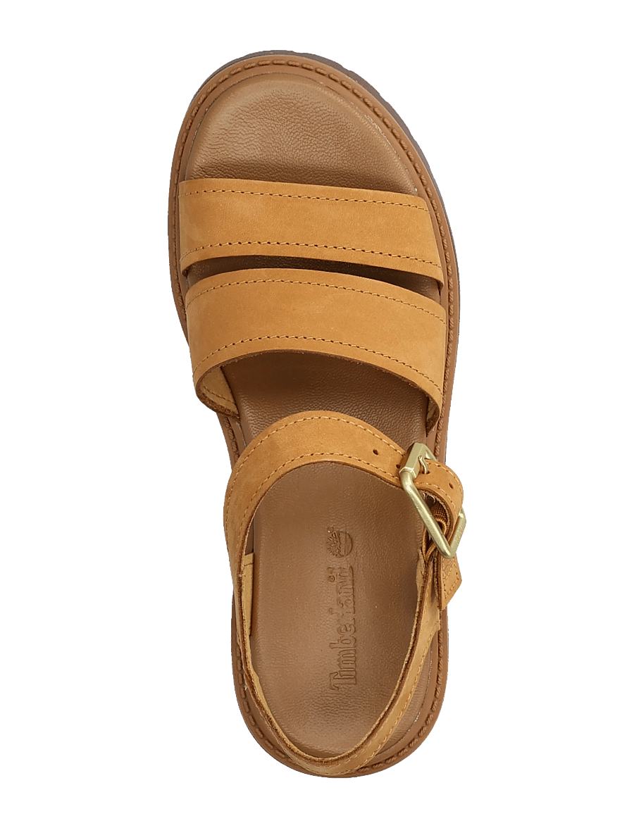 Timberland - STONE STREET BACKSTRAP SANDAL - platvorm-sandaalid - wheat nubuck - 3