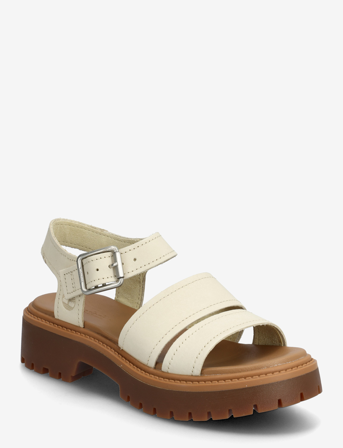 Timberland - STONE STREET BACKSTRAP SANDAL LIGHT BEIGE NUBUCK - platvorm sandaalid - light beige - 0
