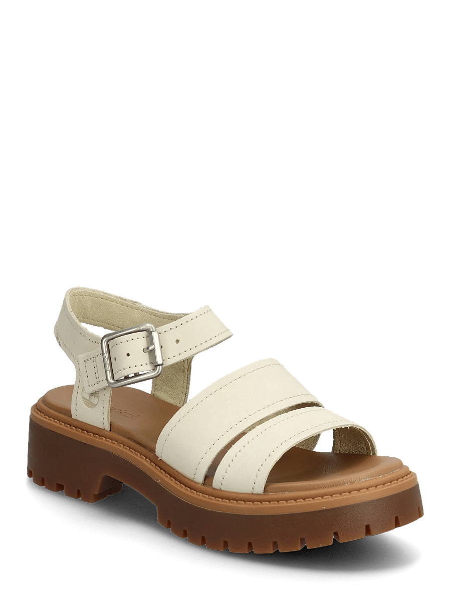 Timberland - BACKSTRAP SANDAL - plateau-sandalen - light beige - 0