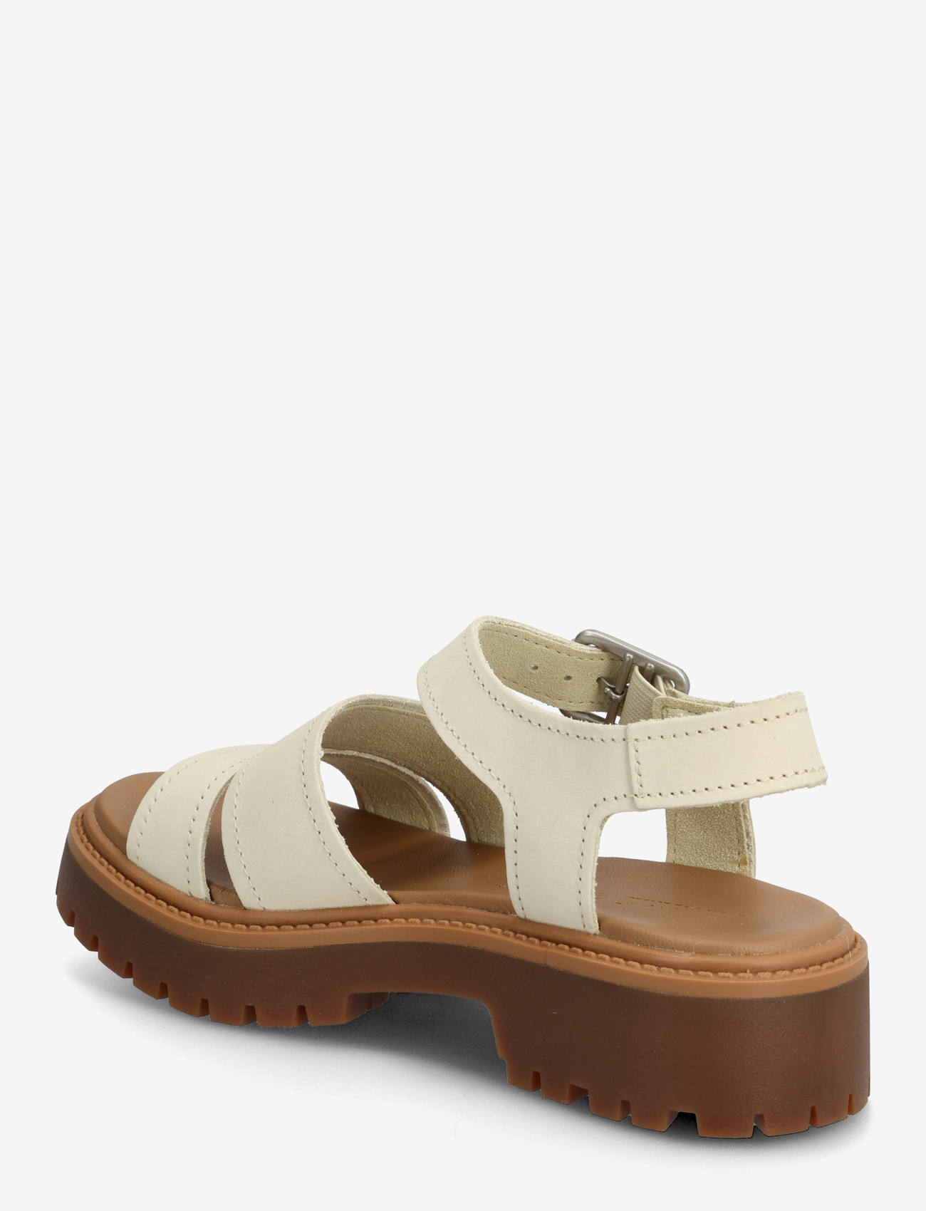 Timberland - STONE STREET BACKSTRAP SANDAL LIGHT BEIGE NUBUCK - platvorm sandaalid - light beige - 2