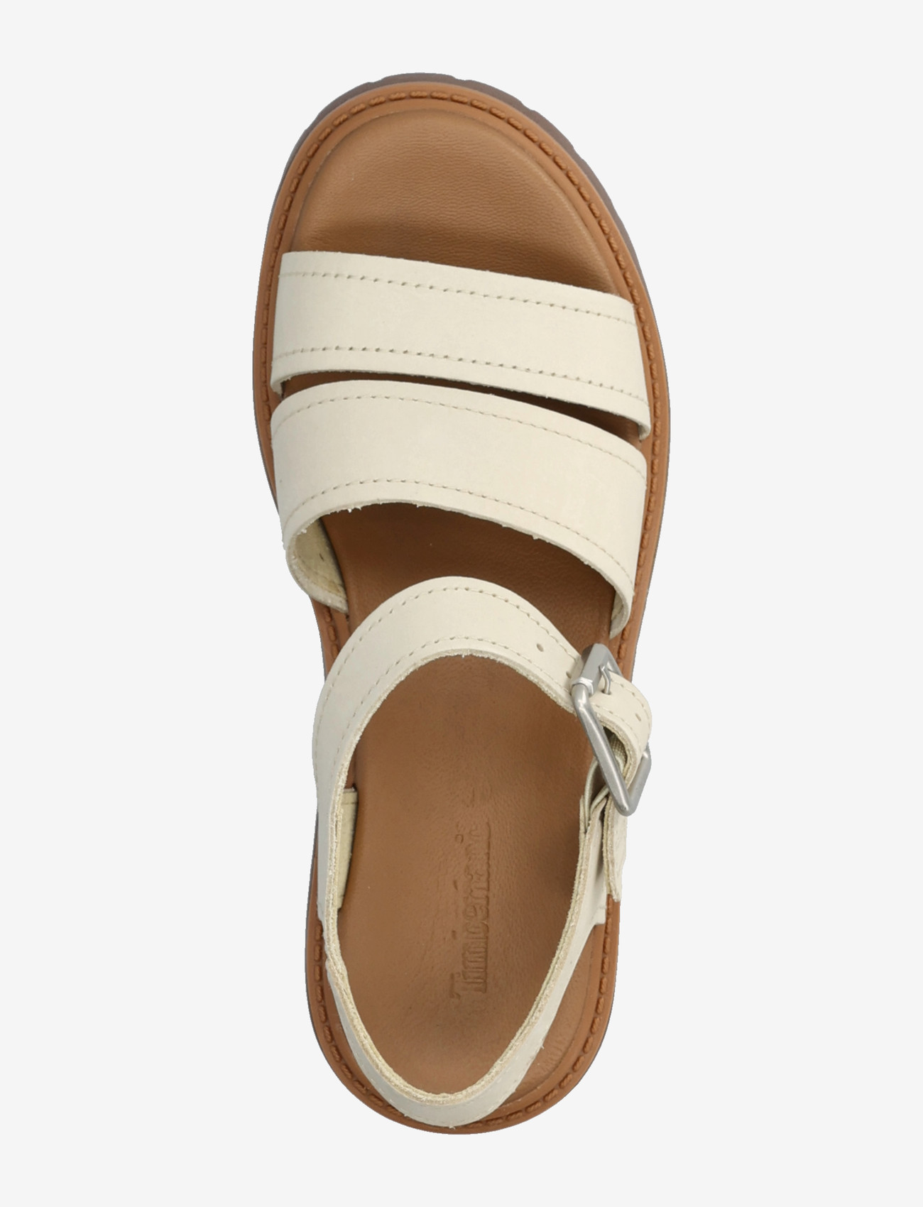 Timberland - STONE STREET BACKSTRAP SANDAL LIGHT BEIGE NUBUCK - platvorm sandaalid - light beige - 3