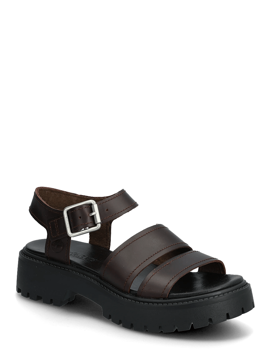Timberland - BACKSTRAP SANDAL - madalad sandaalid - dark brown - 0