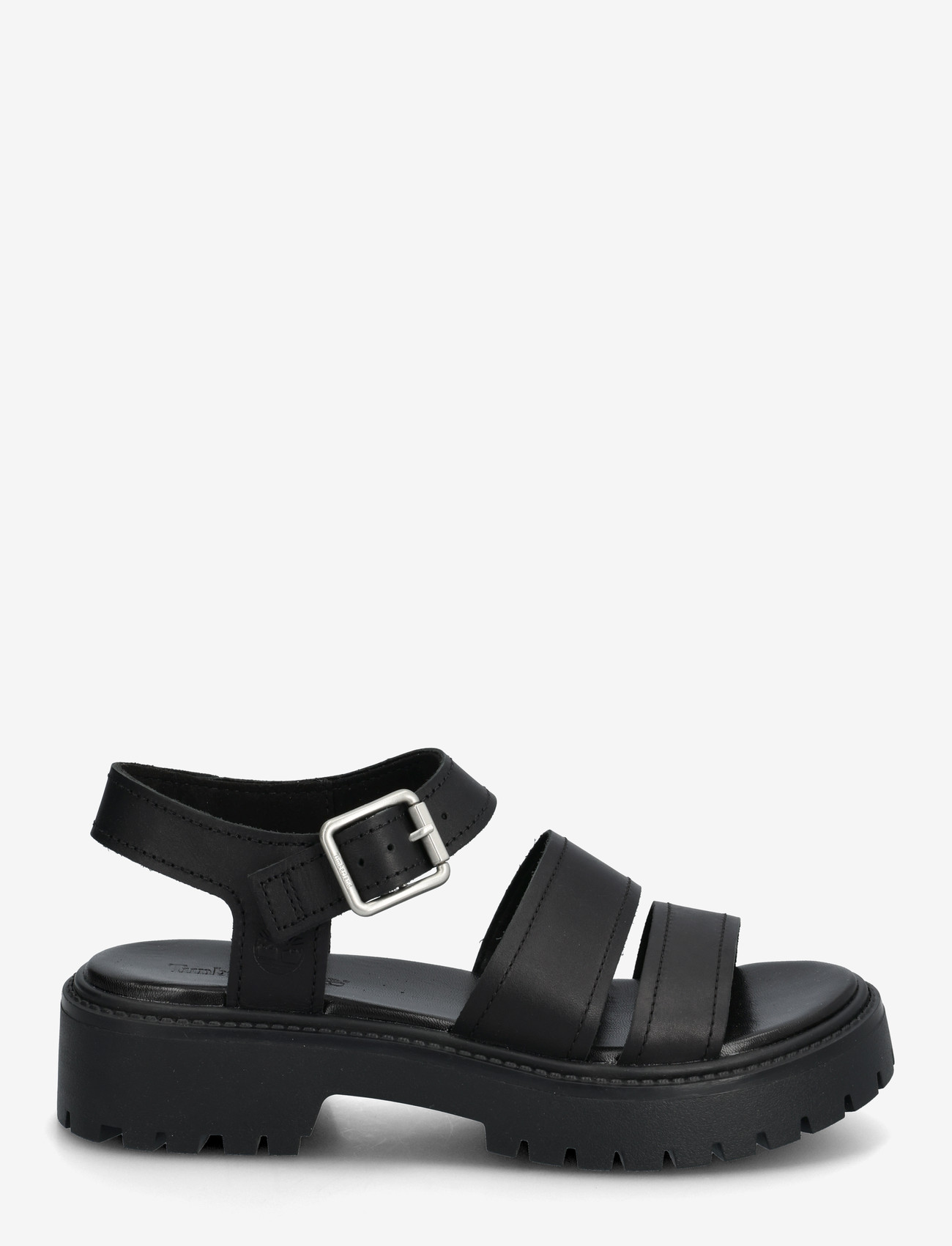 Timberland - STONE STREET BACKSTRAP SANDAL BLACK FULL GRAIN - platvorm sandaalid - black - 1