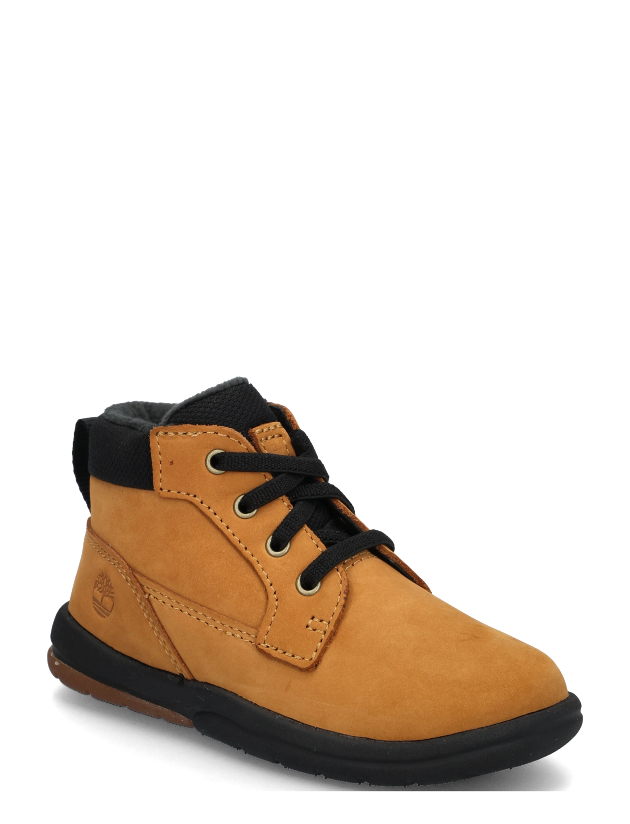 Timberland MID LACE UP BOOT - Vintersport - WHEAT NUBUCK W BLACK / brown