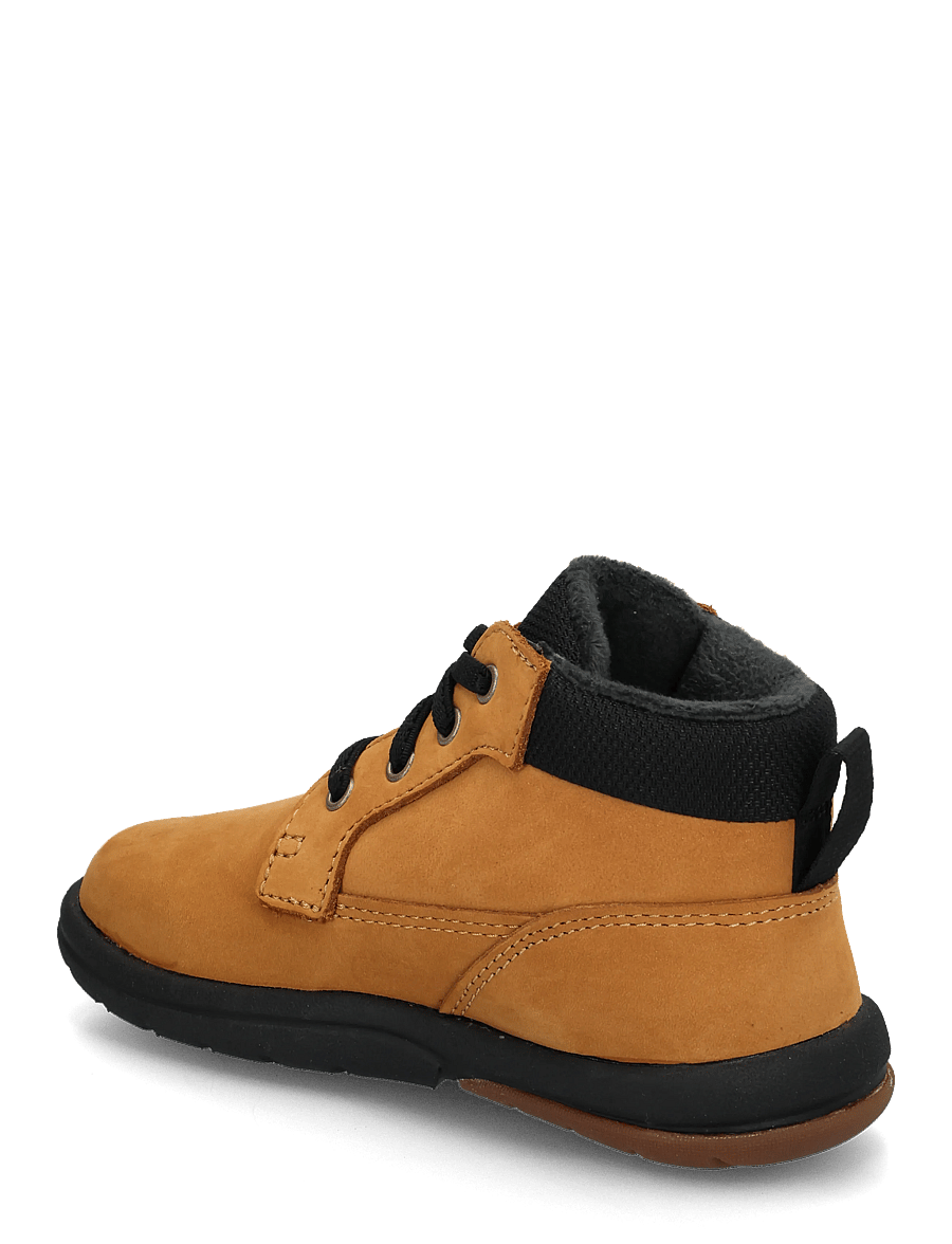 Timberland - MID LACE UP BOOT - winterstiefel - wheat nubuck w black - 1