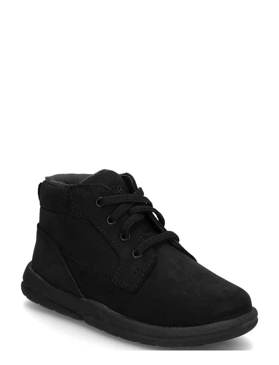 Timberland - MID LACE UP BOOT - vinterstövlar - black nubuck w black - 0