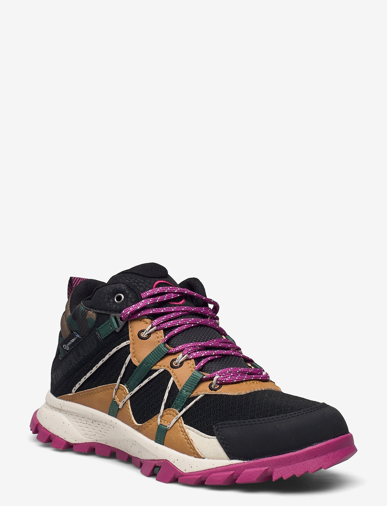 Timberland - Garrison Trail Mid Fab WP - black mesh w camo - 0