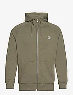 EXETER RIVER Loopback Full Zip Hoodie CASSEL EARTH - CASSEL EARTH