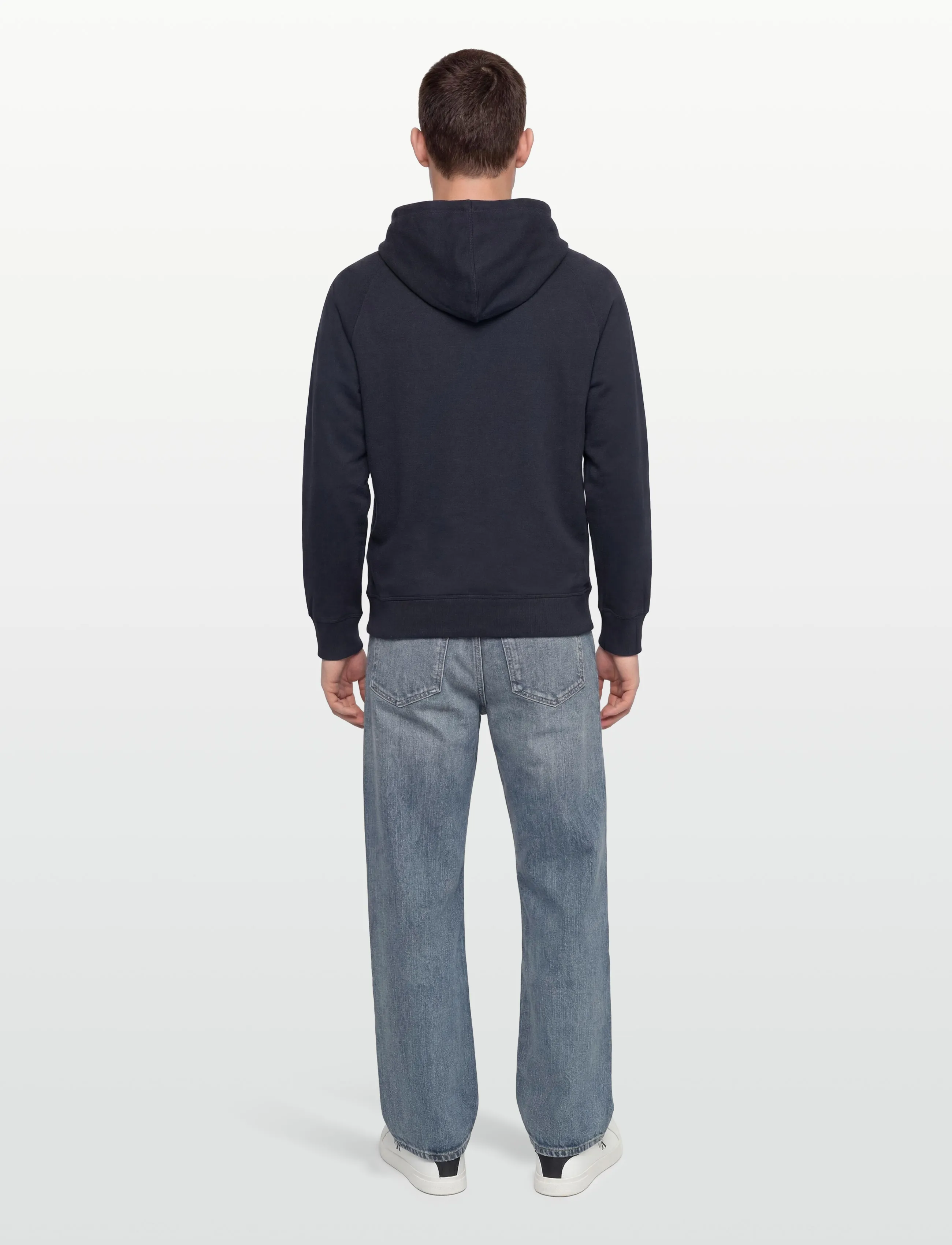 Timberland - EXETER RIVER Loopback Full Zip Hoodie DARK SAPPHIRE/DARK DENIM - hoodies - dark blue - 4