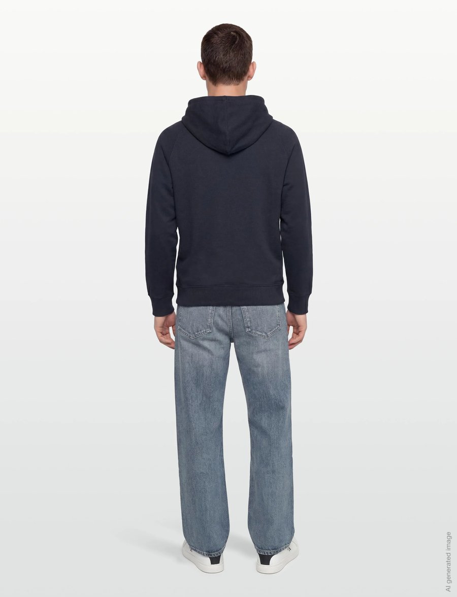 Timberland - EXETER RIVER Loopback Full Zip Hoodie DARK SAPPHIRE/DARK DENIM - kapuutsiga dressipluusid - dark blue - 4