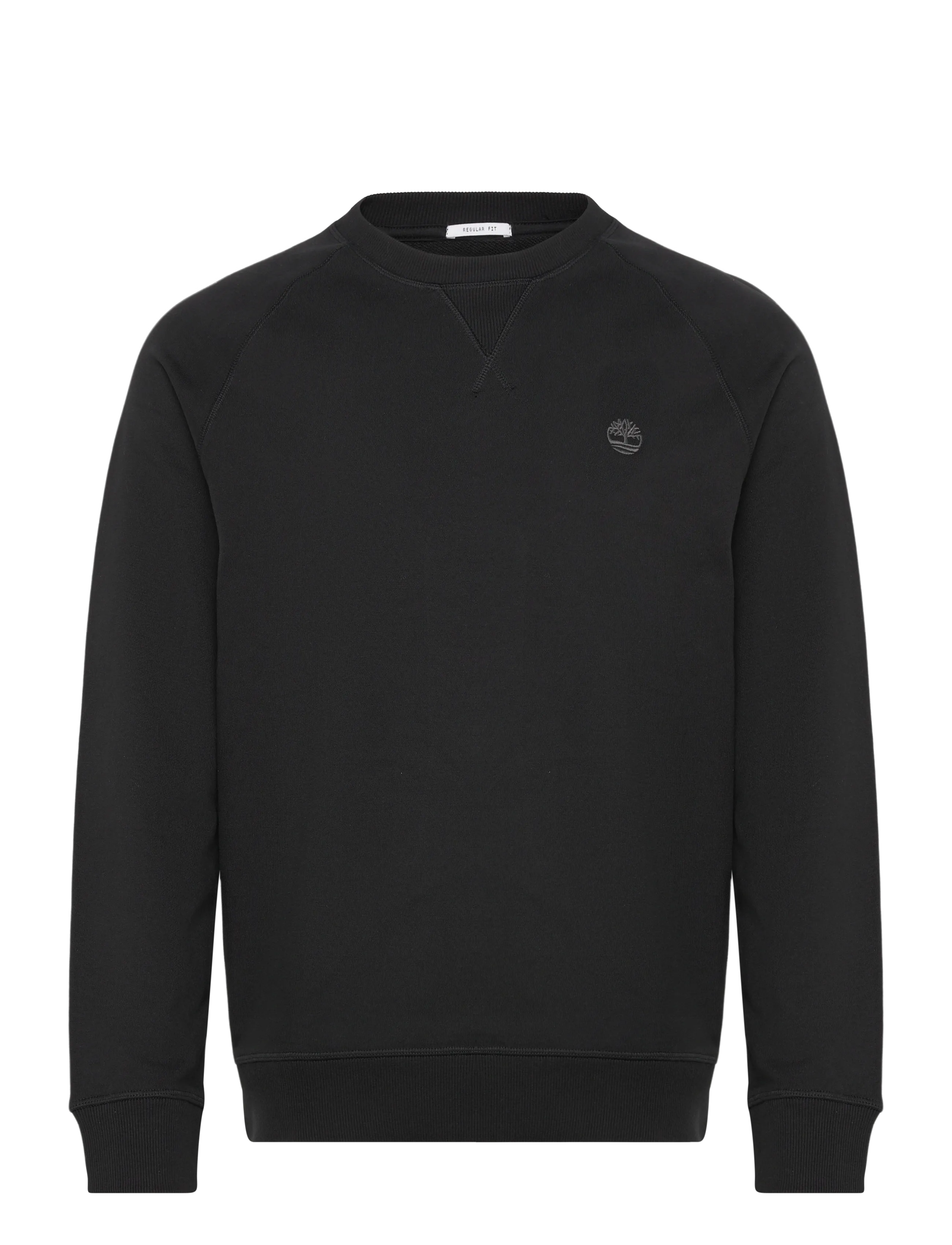 Timberland EXETER RIVER Loopback Crew Neck Sweatshirt BLACK - Tänavastiil - BLACK / black