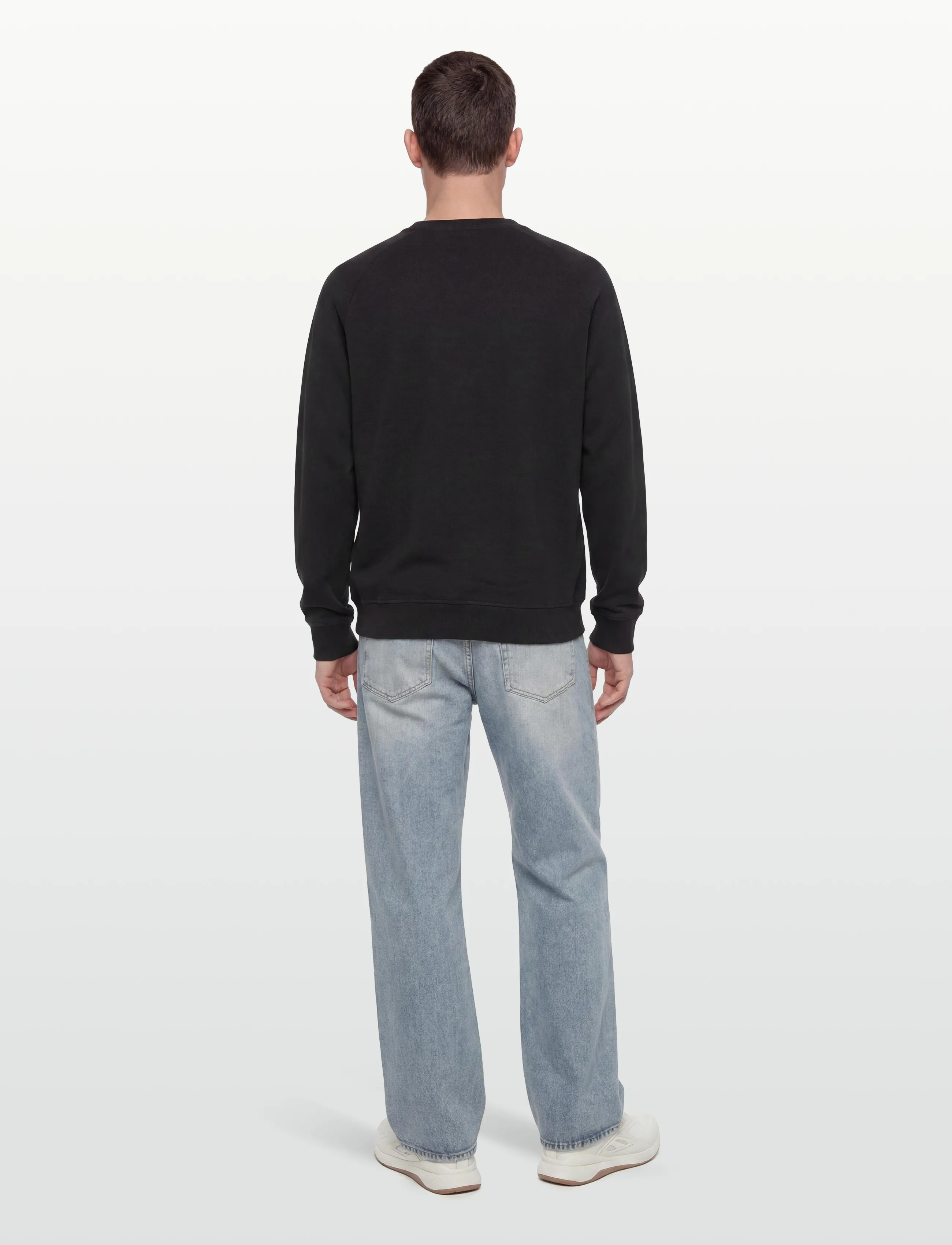 Timberland - EXETER RIVER Loopback Crew Neck Sweatshirt BLACK - sweatshirts - black - 4