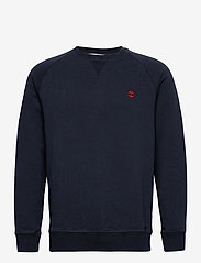 Timberland - EXETER RIVER Loopback Crew Neck Sweatshirt DARK SAPPHIRE - sportiska stila džemperi - dark sapphire - 0