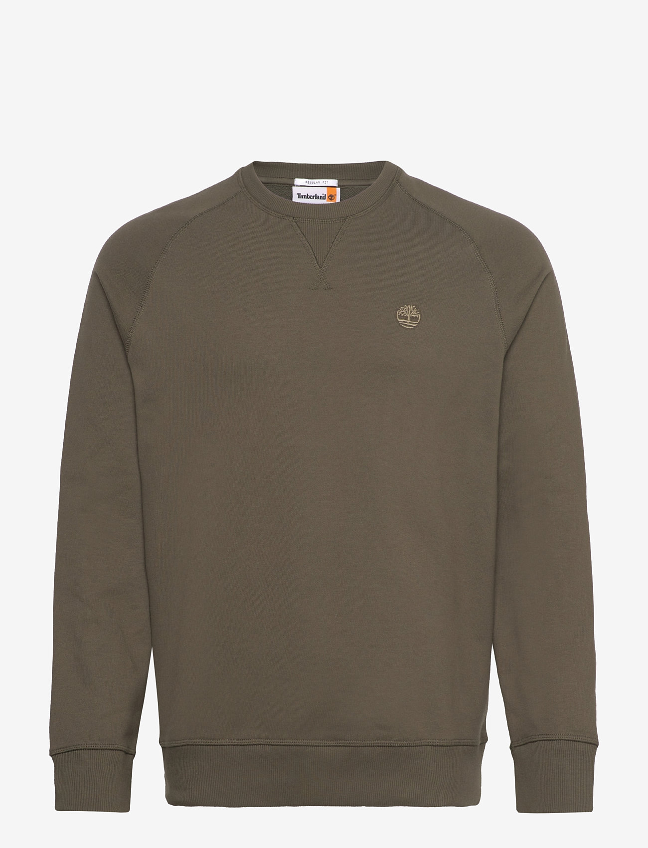 Timberland - EXETER RIVER Loopback Crew Neck Sweatshirt LEAF GREEN-CASSEL EARTH - truien - dark green - 0