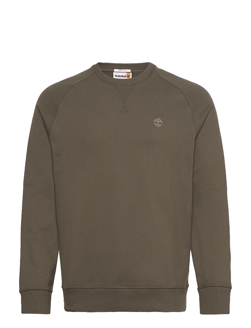 Timberland - EXETER RIVER Loopback Crew Neck Sweatshirt LEAF GREEN-CASSEL EARTH - truien - dark green - 0