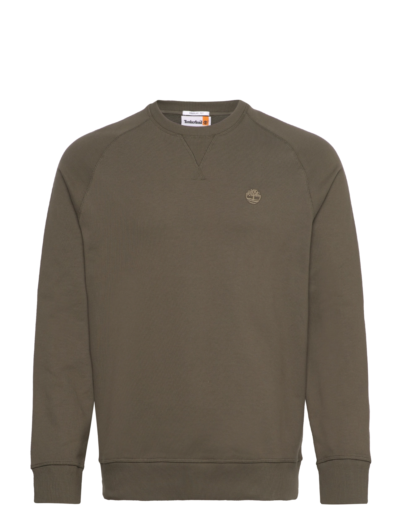 Timberland EXETER RIVER Loopback Crew Neck Sweatshirt LEAF GREEN-CASSEL EARTH - Sweatshirts - DARK GREEN / green