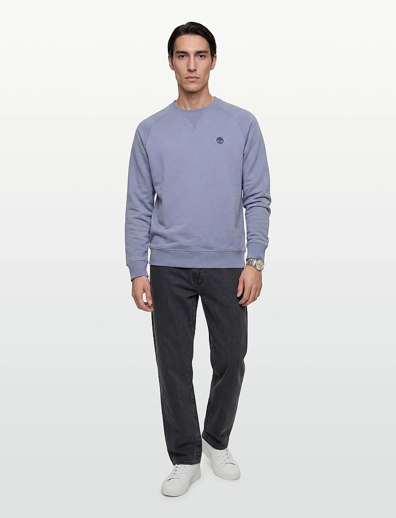 Timberland - EXETER RIVER Loopback Crew Neck Sweatshirt STONE WASH - nach stil kaufen - medium blue - 0