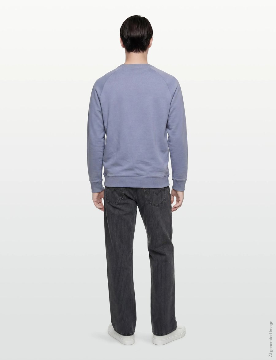 Timberland - EXETER RIVER Loopback Crew Neck Sweatshirt STONE WASH - nach stil kaufen - medium blue - 4